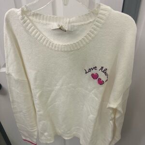 NWT LILLY PULITZER sweater with hearts.